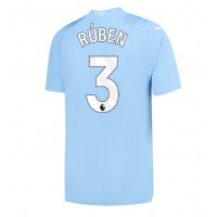 Echipament fotbal Manchester City Ruben Dias #3 Tricou Acasa 2023-24 maneca scurta